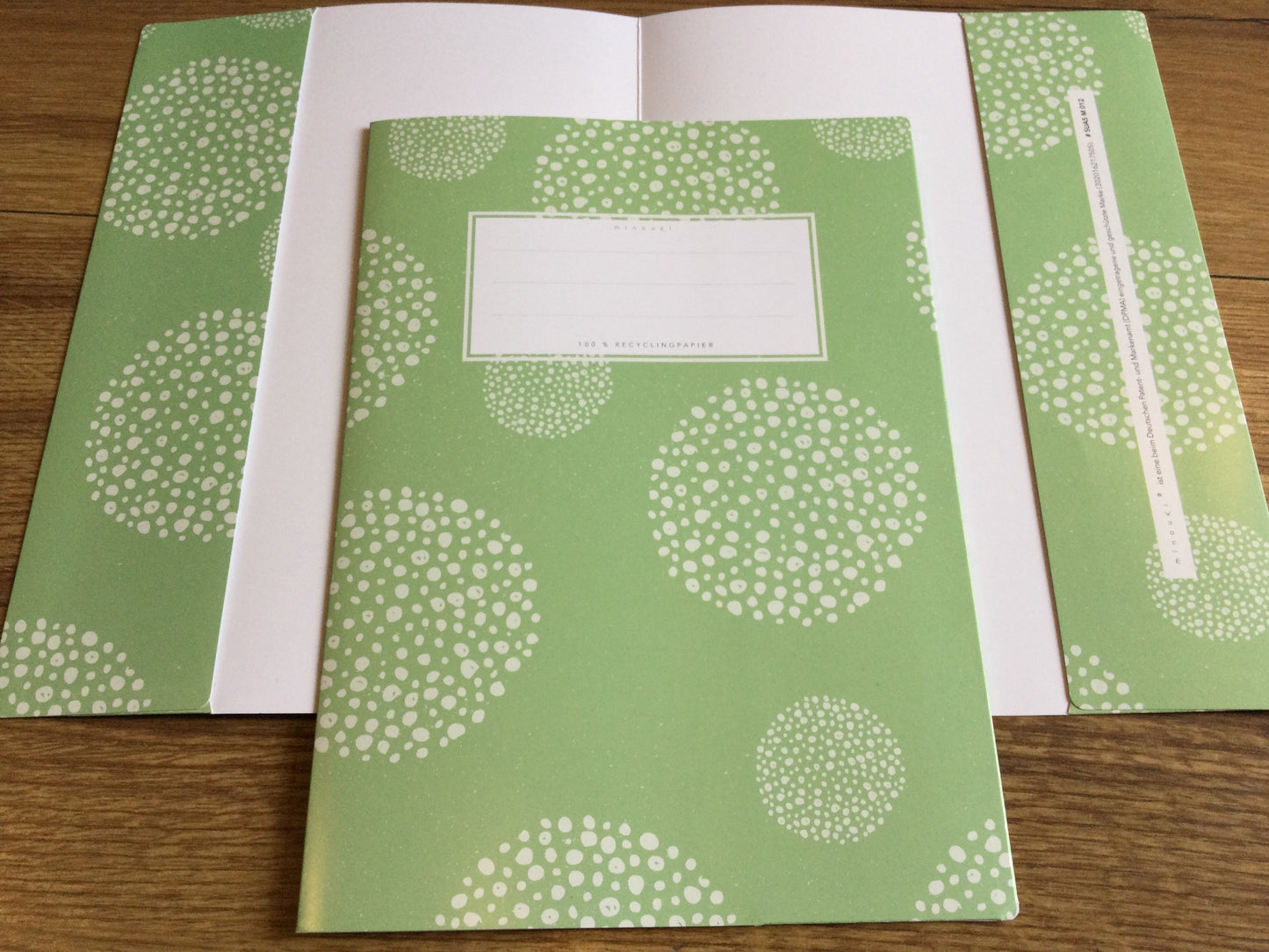 Heftschoner A5 minouki Recyclingpapier°