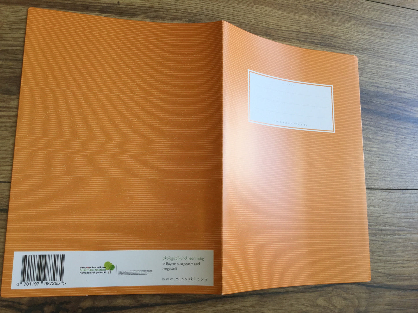Heftschoner A5 minouki Recyclingpapier°