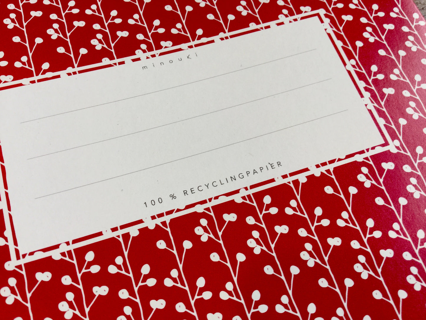 Heftschoner A5 minouki Recyclingpapier°