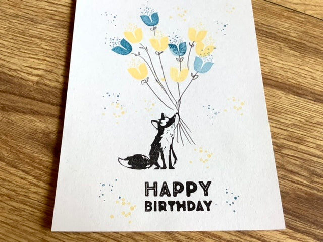 Stempel Fuchs Gottlieb (Cats on appletrees)