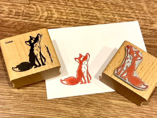 Stempel Fuchs Gottlieb (Cats on appletrees)