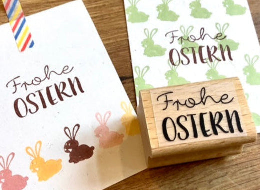 Stempel 3x23cm Frohe Ostern (Bordschätze)