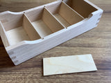 Trennsteg für Karteikasten A7 Holz°