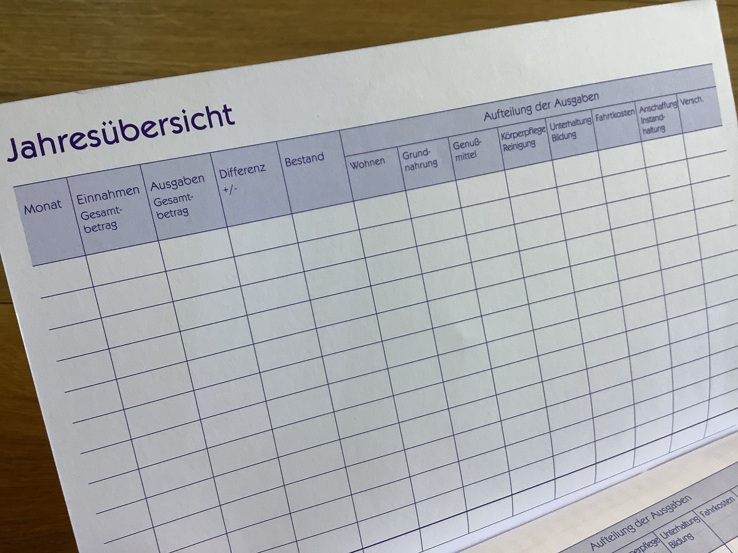 Haushaltsbuch 201 A5 AveryZweckform