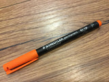 Folienstift orange F permanent Staedtler