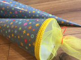 Mini-Schultüte 35cm Sternli