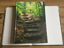 Hardcover A5 Steintreppe (kariert)