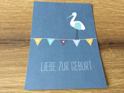 Postkarte Liebe zur Geburt (papier ahoi)