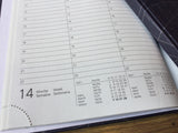 Tagebuch Notizbuch A5 1Wo/2S Zettler