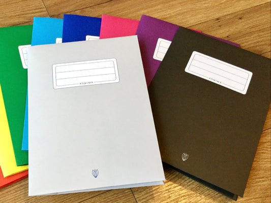 A5-Heftumschlaege aus Papier