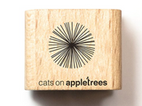 Mini-Stempel Kreis 6 (Linien) Cats on appletrees)