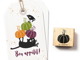 Stempel Kürbis Halloween (Cats on appletrees)°