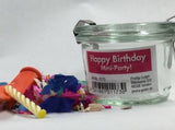 Mini-Party im Glas (Weck) Geburtstag