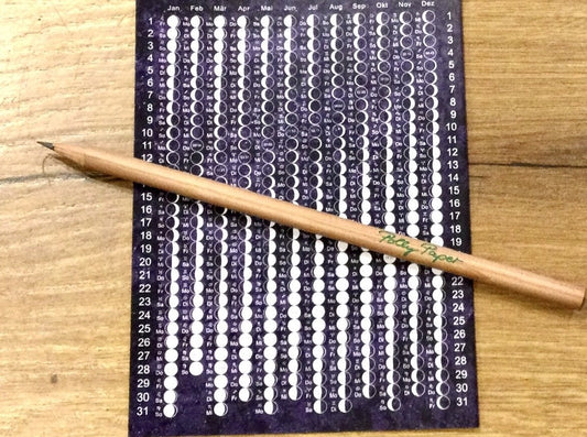 Mondkalender Postkarte A6 2026