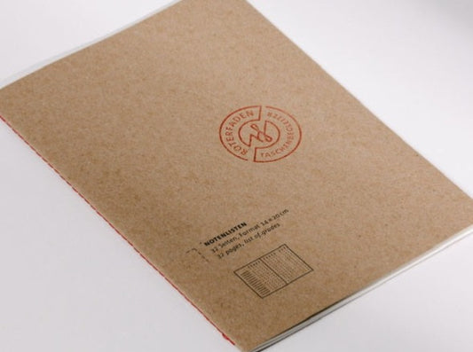 Notenlisten Roterfaden 14x20cm