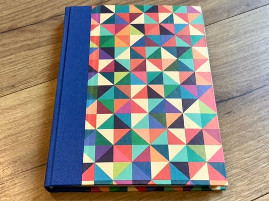 Buch Leinenrücken A5 100g/m² Geometrik