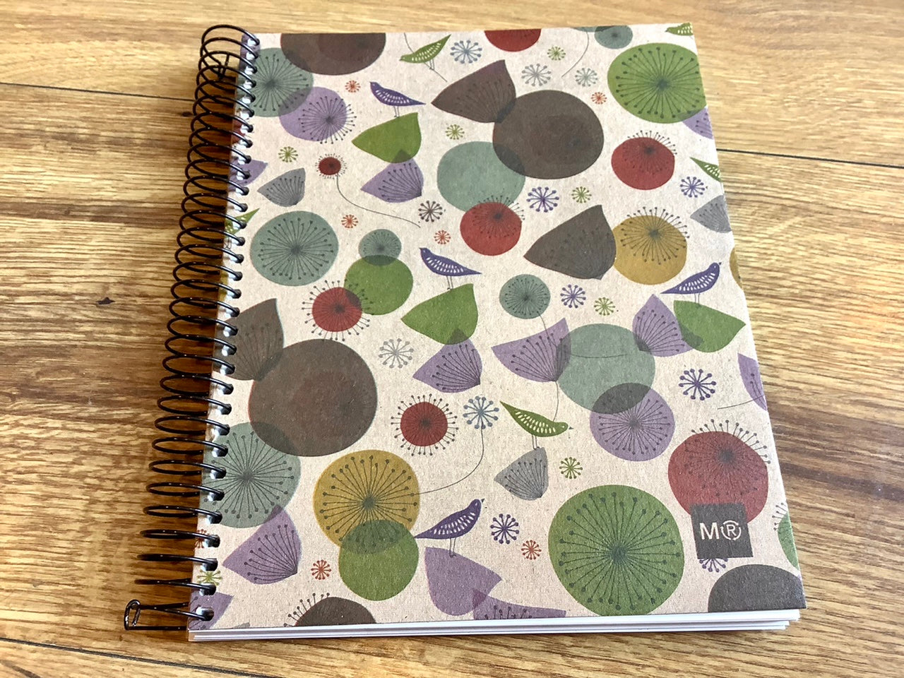 Spiralbuch A5 ecobirds Register 120Bl. MQR°