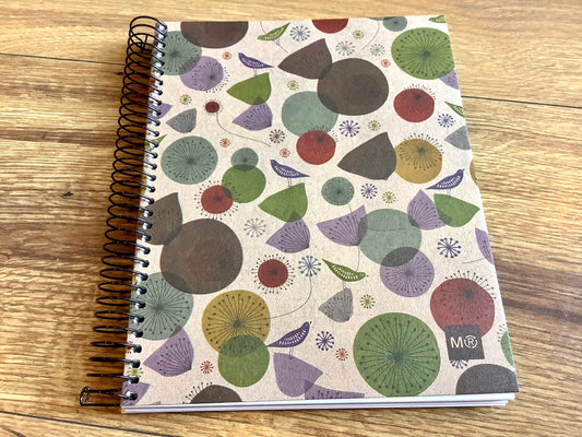 Spiralbuch A5 ecobirds Register 120Bl. MQR°