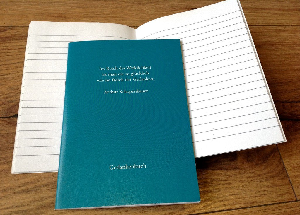 Rememberbook A6 Schopenhauer - Polly Paper Notizbücher Berlin
