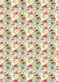 Geschenkpapier 2x Pilze Hagebutten 50x70