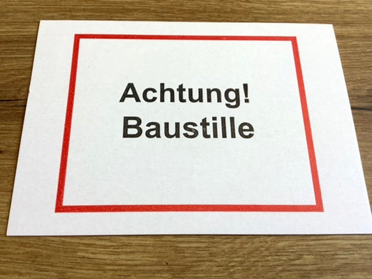 Postkarte "Baustille" (Offizin Schwarze Kunst)
