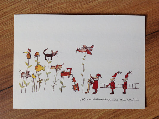 X-Mas Postkarte Weihnachtswünsche Erichsen