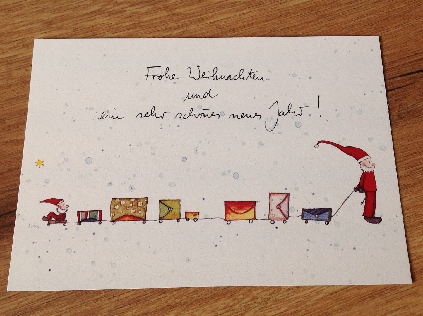 Postkarte Weihnachtsbriefbahn (Erichsen)