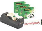 Tischabroller Scotch +3Rollen Recycling schwarz