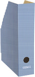 Stehsammler Papiertiger blauweiß