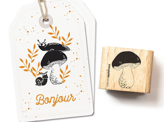 Holzstempel Steinpilz groß (Cats on appletrees)