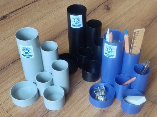 Stiftebecher Köcher Röhren Recyclingplastik°