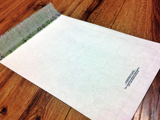 Versandtasche C4 oF DRP (innen Landkarte)°